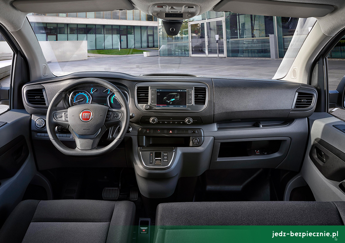 Premiera tygodnia - Fiat Scudo III - kokpit wersji z napędem elektrycznym